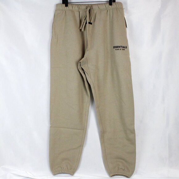 Fear of God Fleece Essentials Sweatpants in Desert Sand - Size XL - NWT - Picture 3 of 14